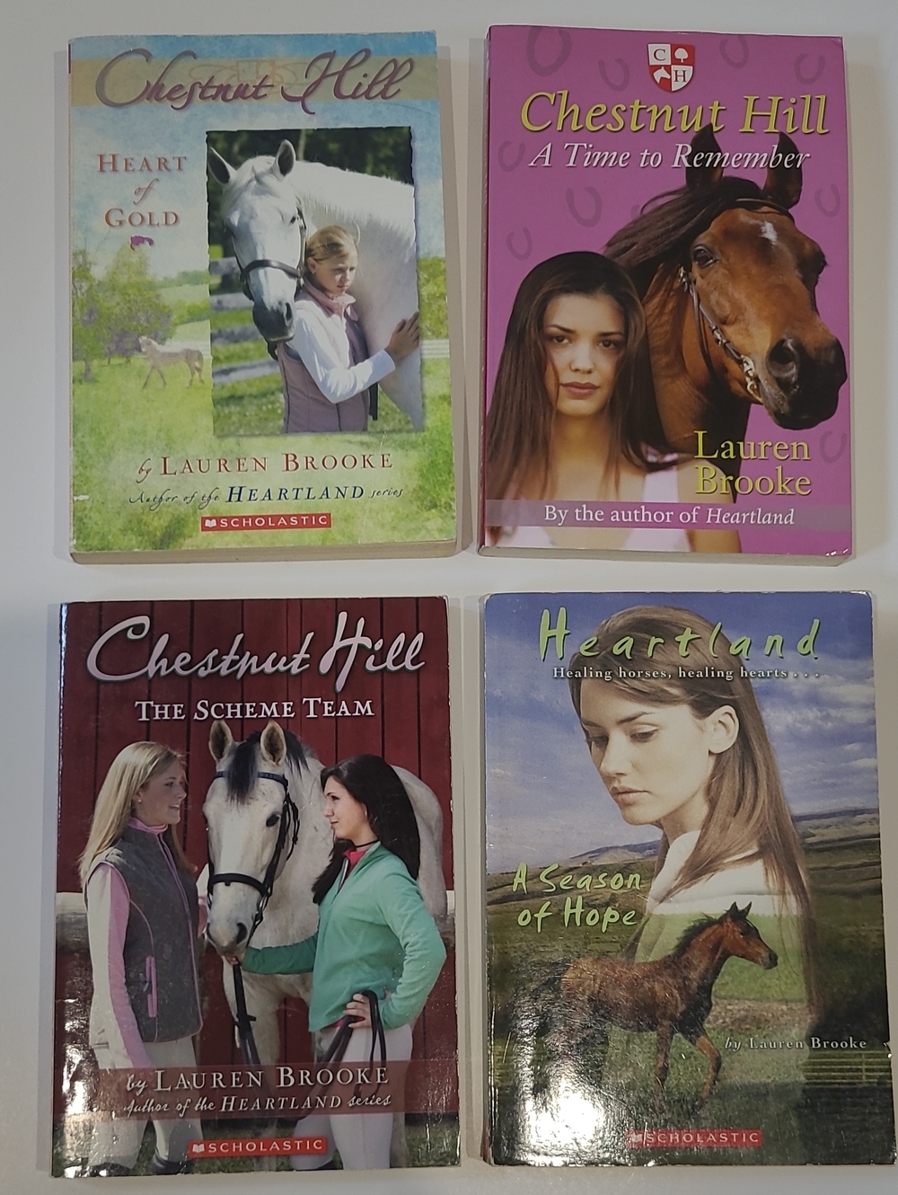 Chestnut Hill & Heartland Book Lot — Lauren Brooke (Set of 4)
